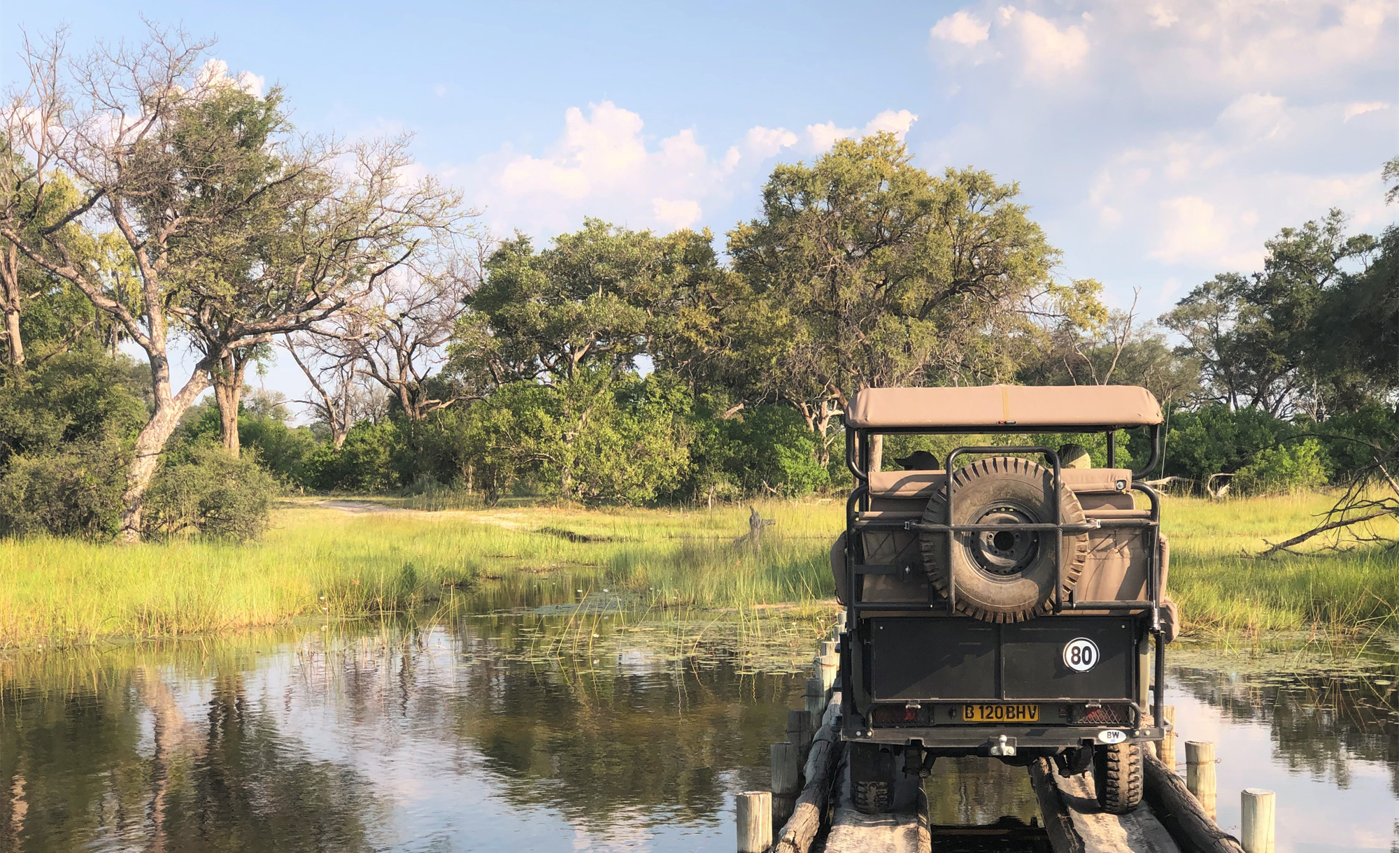 Vumbura Bridge, Okavango Delta courtesy Trish Berry for Wilderness Safaris